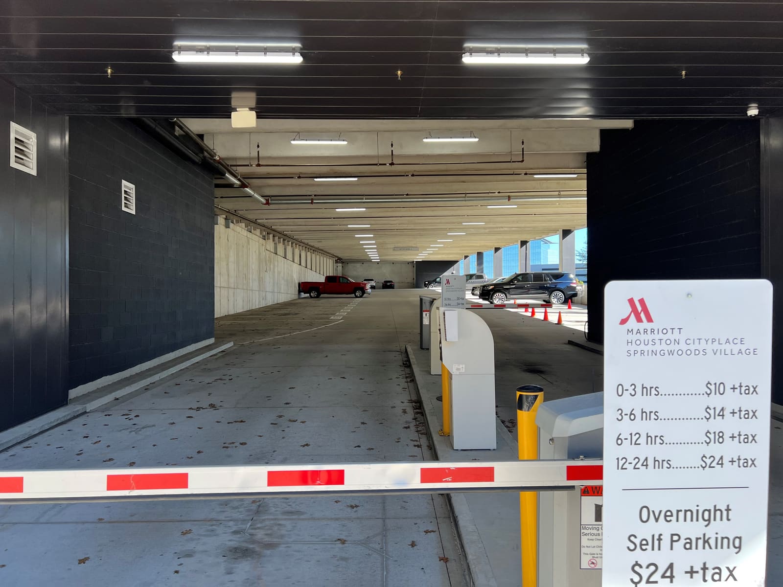 Parking garage after LED upgrade